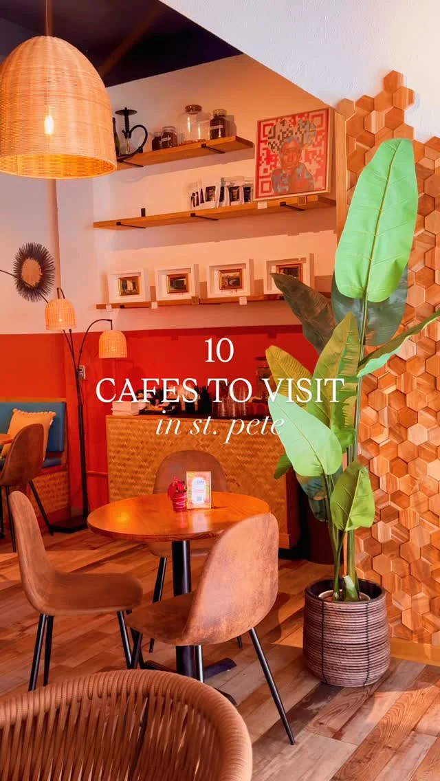 st. pete cafe lineup pt. 1 ☕✨

10 spots to check out:

📚 @book_and_bottle 

🌴 @paradecocoffee 

🖤 @intermezzocoffee 

🍵 @daycationcoffee 
 
🌸 @lottie_patisserie 

🥯 @petes_general 

🌊 @patronacoffee 

🌞 @cafecopa.dtsp 

🎨 @crislipcafe 

🍞 @the.sourdoughco 

What’s your favorite spot? 💬👇🏼

#StPeteCafes #Coffee #stpete #stpeteeats #thingstodoinstpete