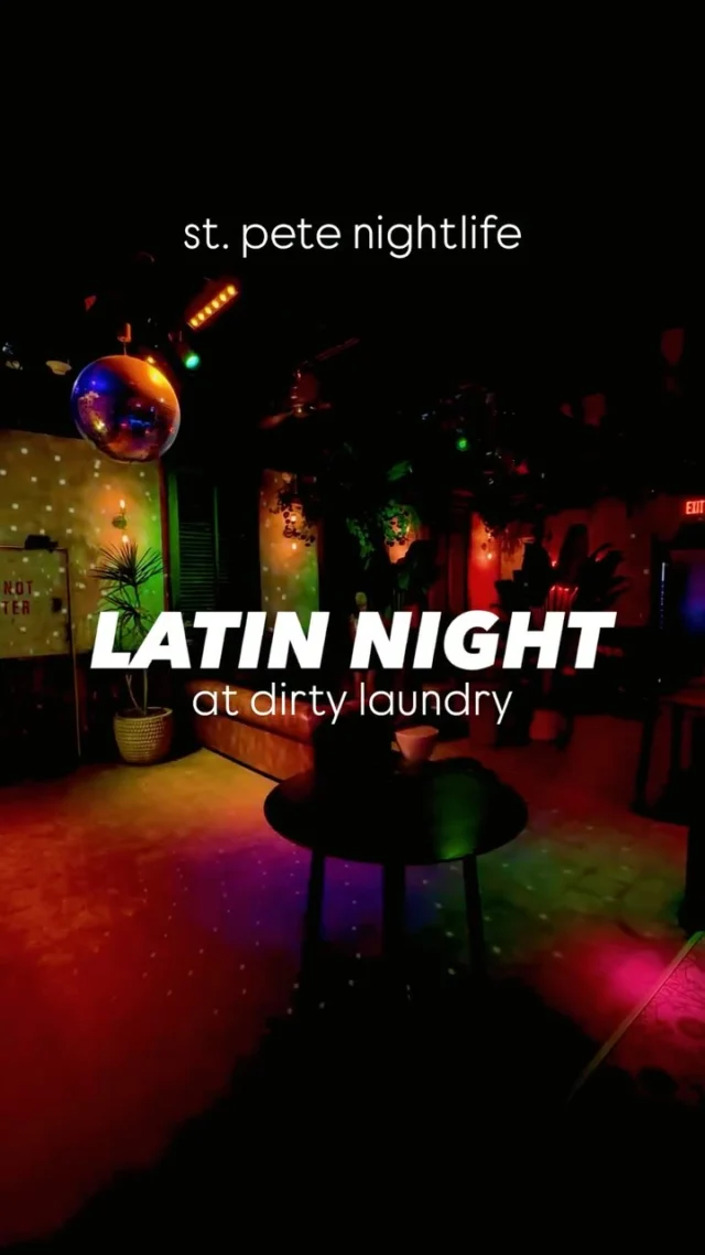 💃 Latin Night is back and it’s bringing the heat 🔥

Every Thursday at @dirtylaundrystpete — live Latin music 🎶 $8 mojitos, margs & mules 🍹 and $40 mojito pitchers 🍃

Grab a drink, hit the floor, and let the rhythm take over 💃🏽🕺🏽

Music starts at 8PM — see you behind the washing machine ☎️✨

1742 Central Ave
St. Petersburg, FL

#LatinNight #StPeteNights #DirtyLaundryStPete #DTSPVibes #SpeakeasyStPete