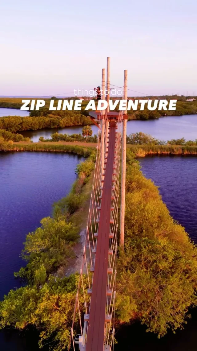 Just here for the zip lines 🌴🌅

@zipontampabay offers thrilling zip line adventure tours, with skybridges and views that don’t disappoint.

End it with a sunset zip that’s perfect for those golden hour vibes 🌅

Adventure’s calling.

📍 423 Lafayette Blvd, Oldsmar, FL 34677

#stpete #dtsp #thingstodoinstpete #florida #zipline #adventure