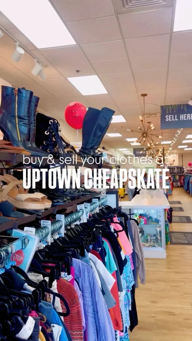 Clean out. Cash in. Shop smarter.
Premium brands. No premium prices ♻️

@uptowncheapskatebrandon 

📍Uptown Cheapskate - 11229 Causeway Blvd
